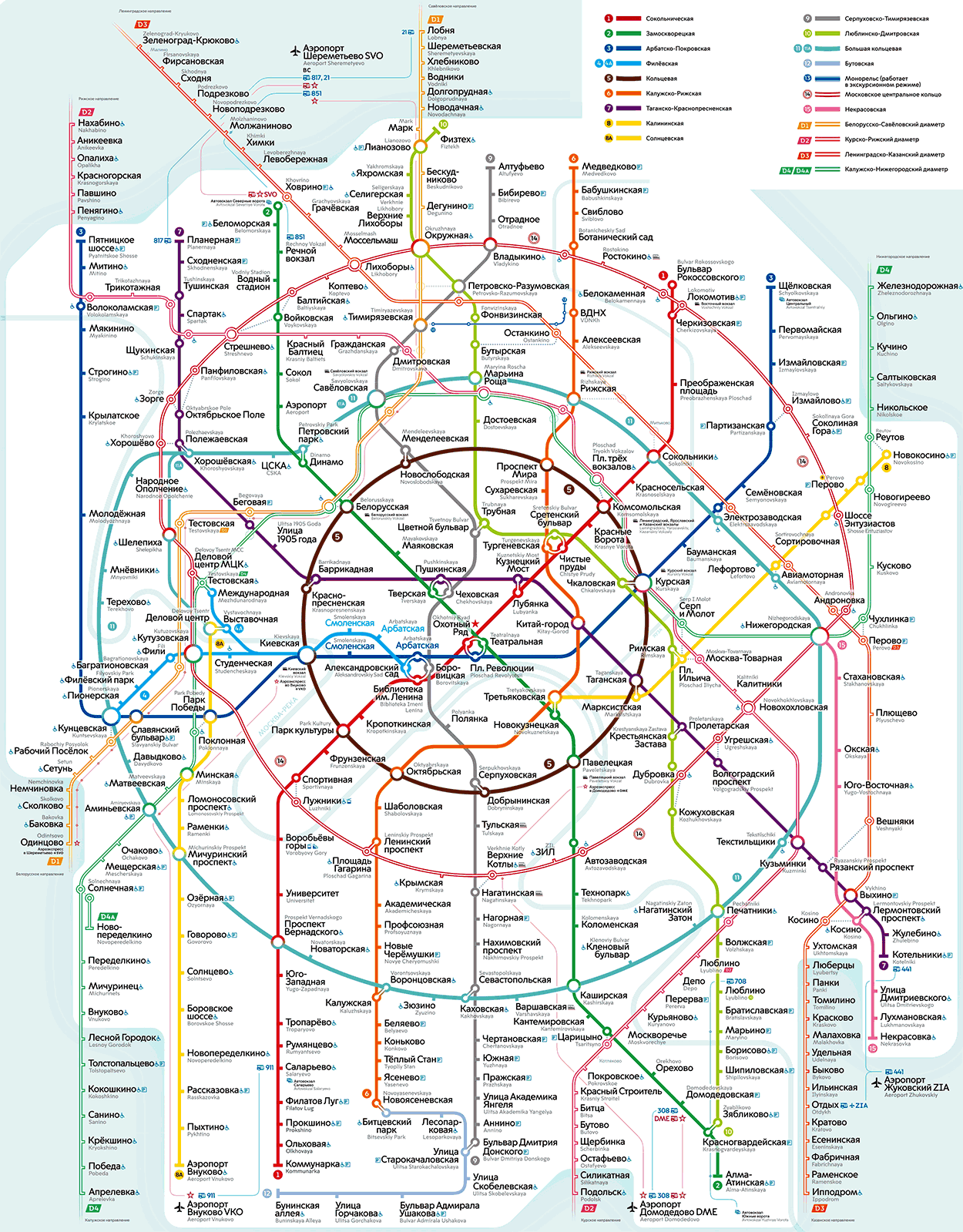 метро лесопарковая на схеме метро